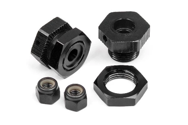 HPI Racing Aluminum Wheel Hex Hub Set 17Mm (Black/4Pcs)