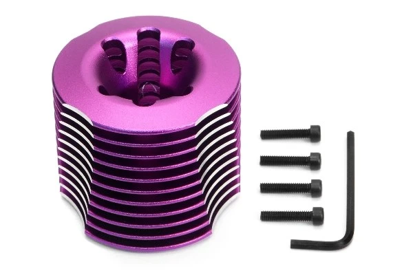 HPI Racing Heatsink Head (Purple) – view 2