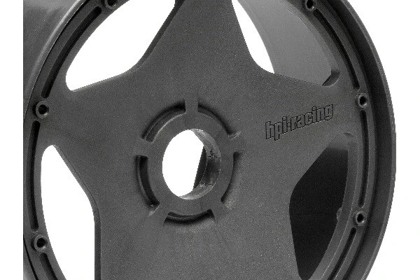 HPI Racing Super Star Wheel Gunmetal Front (120X60Mm/2Pcs/)