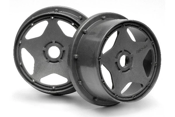 HPI Racing Super Star Wheel Gunmetal Front (120X60Mm/2Pcs/) – view 3