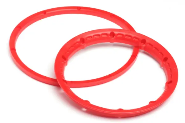 HPI Racing Heavy Duty Wheel Bead Lock Rings (Red/for 2 Wheels – view 3