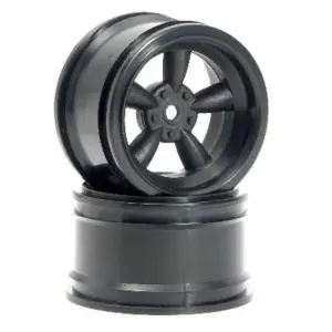 HPI Racing Vintage 5 Spoke Wheel 31Mm (Wide) Black 6Mm Offset