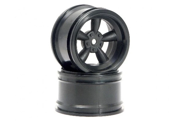 HPI Racing Vintage 5 Spoke Wheel 31Mm (Wide) Black 6Mm Offset