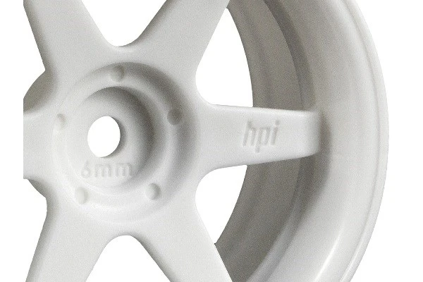 HPI Racing Te37 Wheel 26Mm White (6Mm Offset) – view 4
