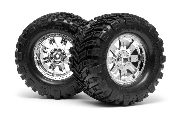 HPI Racing Mounted Super Mud Tire 165X88Mm Ringz Wheel SHNCRM – view 3