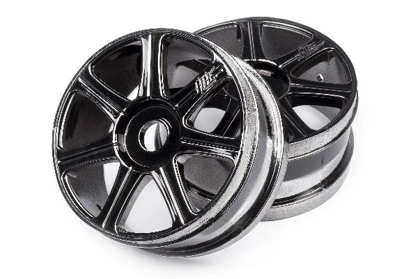 HPI Racing Hb Edge Wheel (Black Chrome/2Pcs) – view 5
