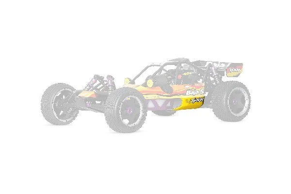HPI Racing Baja 5b-1 Buggy Clear Side Body (Left/Right) – view 2