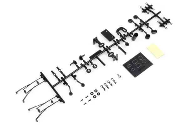 HPI Racing Body Accessories Set (Black)