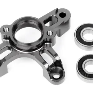 HPI Racing Heavy Duty Aluminum Pinion/Clutch Mount (Gunmetal) – view 2