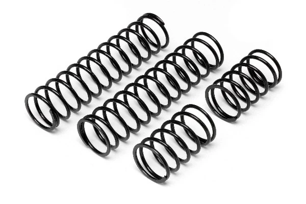 HPI Racing Shock Spring 23x155x2.4mm 17.5 Coils (Black/2pcs)