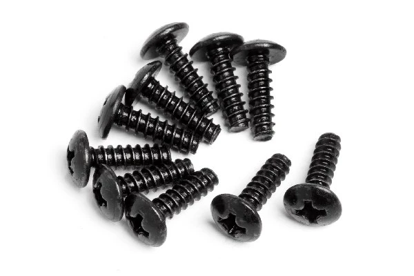 Maverick RC Round Head Self-Tapping Screw M3x10mm (10Pcs)
