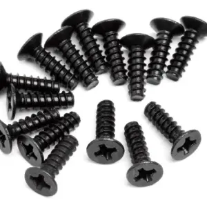 Maverick RC Countersunk Cross Head Self-TapScrew M3x10mm 15Pcs