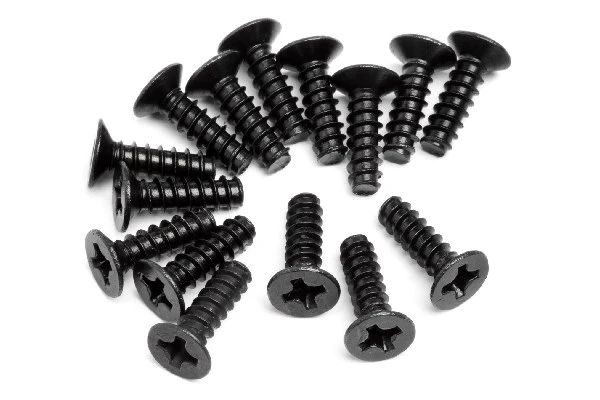 Maverick RC Countersunk Cross Head Self-TapScrew M3x10mm 15Pcs