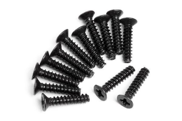 Maverick RC Countersunk Cross Head Self-TapScrew M3x14mm 13Pcs