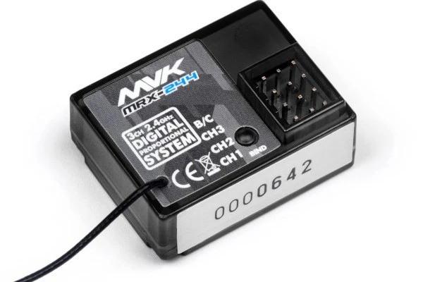Maverick RC MRX-244 MAVERICK 2.4GHZ 3CH RX BUILT IN FAILSAFE
