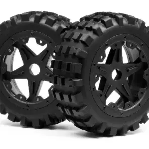 Maverick RC BLACKOUT XB MOUNTED WHEEL AND TYRE SET (FRONT) PR
