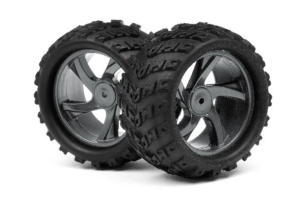 Maverick RC 1/18 MONSTER TRUCK WHEEL & TYRE ASSEMBLY (ION MT)