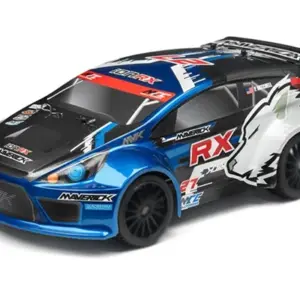 Maverick RC RALLY PAINTED BODY BLUE WITH DECALS (ION RX)