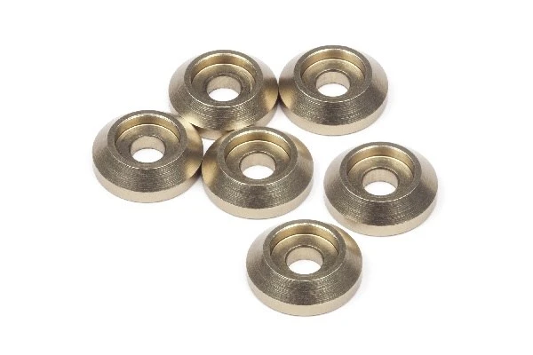 Maverick RC CAP HEAD SCREW CONE WASHER - GOLD (6PCS)