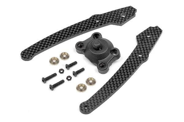 Maverick RC CARBON FIBER FRONT CHASSIS BRACE – view 2