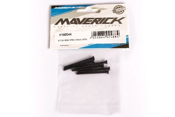 Maverick RC BUTTON HEAD SCREW 3X38mm (6PCS) – view 2