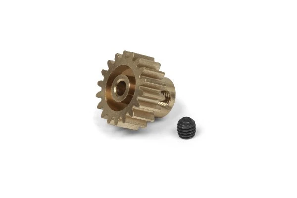 Maverick RC 18T Brass Pinion Gear (0.8 M / 32DP 3.175 Shaft)