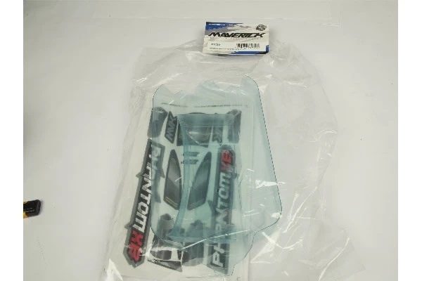 Maverick RC CLEAR LEXAN PHANTOM XB BODY & WING - W/ DECAL – view 2