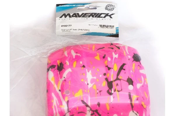 Maverick RC Quantum XT Body (Pink/Yellow) – view 3