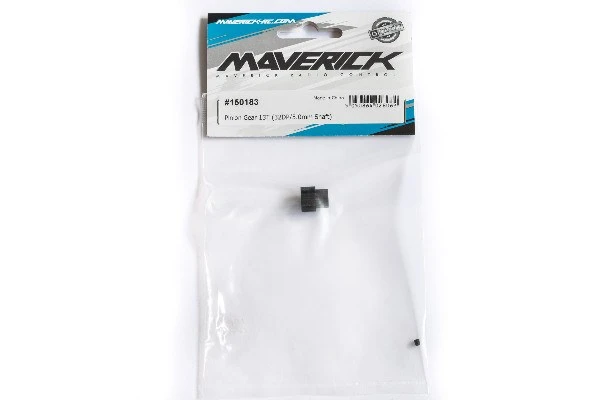 Maverick RC 13T Steel Pinion Gear (0.8 M / 32DP 5.0 Shaft) – view 2