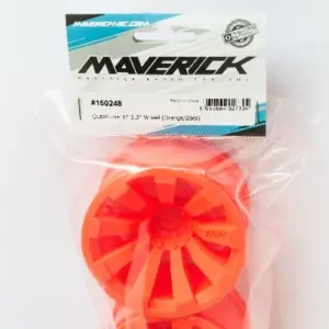 Maverick RC Quantum+ XT 3.2in Wheel (Orange/2pcs) – view 2