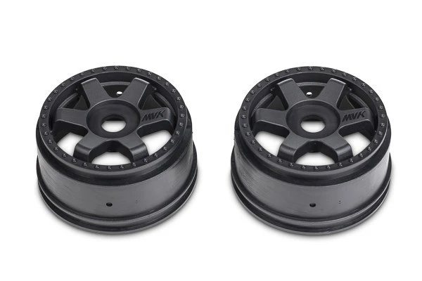 Maverick RC QuantumR Race Truck Wheel (Black/2pcs) – view 2