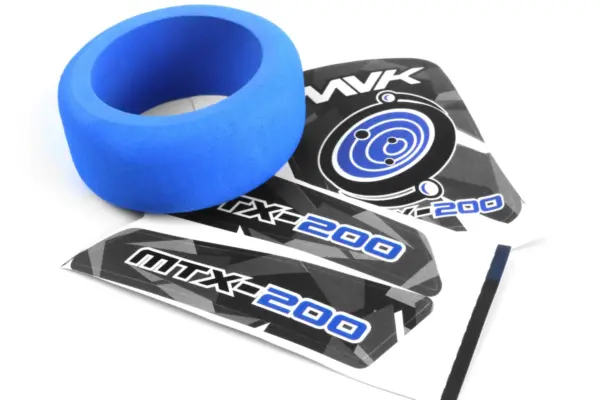 Maverick RC Transmitter Wheel Foam & Decals (Blue)