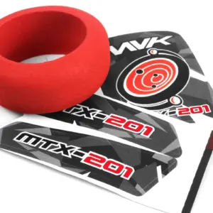 Maverick RC MTX-201 Transmitter Wheel Foam & Decals (Red)