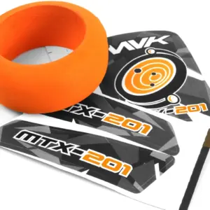 Maverick RC MTX-201 Transmitter Wheel Foam & Decals (Orange)