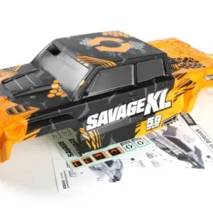 HPI Racing GTXL-6 Kingcab Painted Truck Body (Orange/Black)