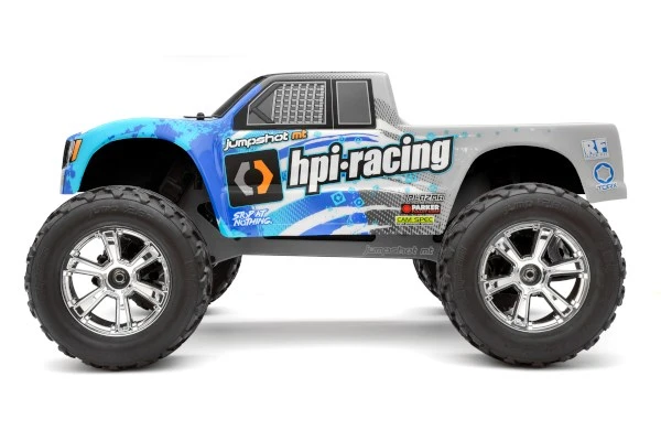 HPI Racing Jumpshot MT V2 - Blue/Silver – RC Monster Truck