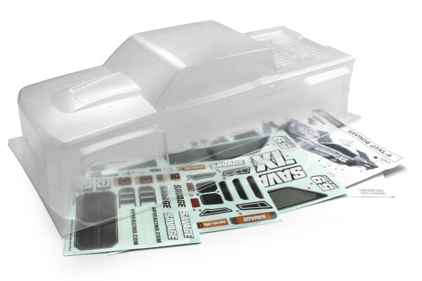 HPI Racing GTXL-6 Kingcab Clear Truck Body (Savage XL)