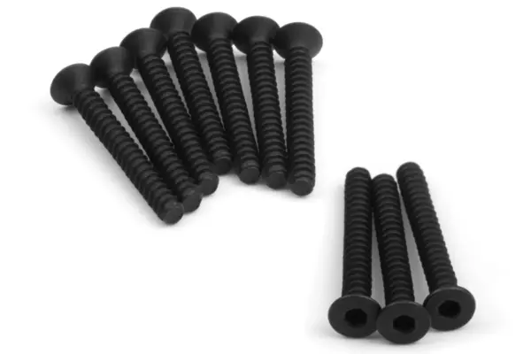 HPI Racing TP. FLAT HEAD SCREW M3x25mm (HEX SOCKET/10pcs) – view 2