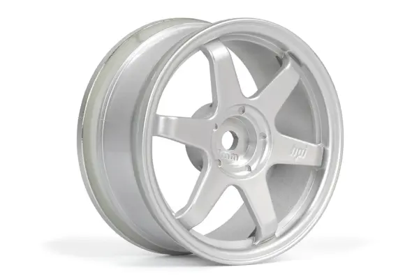 HPI Racing TE37 Wheel 26mm Matte Chrome (0mm Offset) – view 3