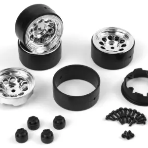 HPI Racing CS-10 Beadlock Wheel 1.2in (Chrome/4pcs)