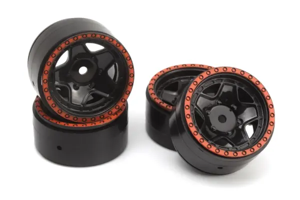 HPI Racing CL-5 Beadlock Wheel 1.2in (Red/4pcs)