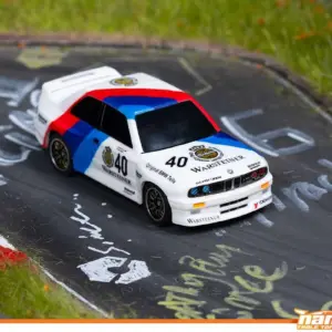 HPI Racing Nano-TTR 1987 BMW M3 E30 Warsteiner – RC Drift Car – view 2