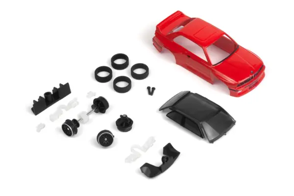 HPI Racing Nano-TTR 1989 BMW M3 E30 Ravaglia Red Painted Body