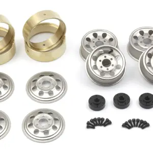 HPI Racing CS-8 Steel Beadlock Wheel 1.2in (Silver/4pcs)