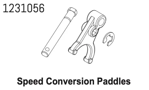 2-Speed Shaft & E-Clip Set CR4.4