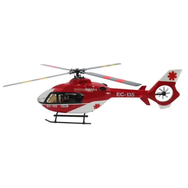 FLISHRC EC135 (Red Painting) RTF FL500 V2 500 Class/Size Scale RC Helicopter – view 3
