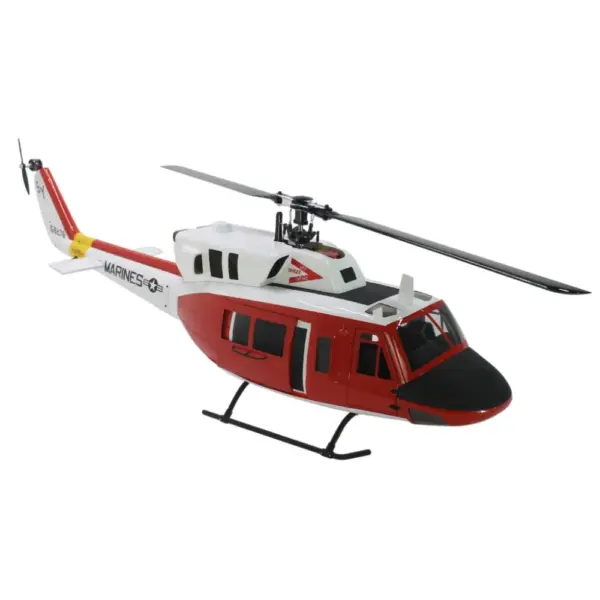 FLISHRC UH-1N Bell 212 Twin Huey (Rescue painting) RTF FL500 V2 500-Class/Size Scale RC Helicopter – view 3
