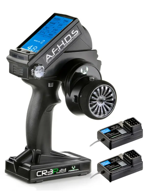 3-Channel Radio "CR3P" 2.4GHz incl. 2 Receiver