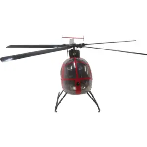 FLISHRC MD500E G-jive (Police Red Painting) RTF FL500 V2 500 Class/Size Scale RC Helicopter – view 2