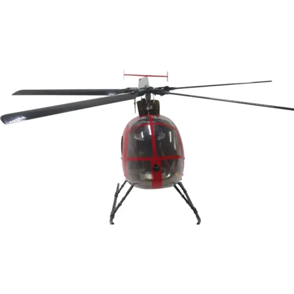 FLISHRC MD500E G-jive (Police Red Painting) RTF FL500 V2 500 Class/Size Scale RC Helicopter – view 2